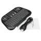 Mini I10 2.4G Wireless Colorful Marquee Backlit Mini Keyboard Air Mouse Touchpad