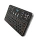 Q9 bluetooth Wireless 3 Colors Backlit Touchpad Air Mouse Mini Keyboard for Android TV Box Phone