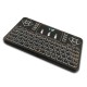 Q9 bluetooth Wireless 3 Colors Backlit Touchpad Air Mouse Mini Keyboard for Android TV Box Phone