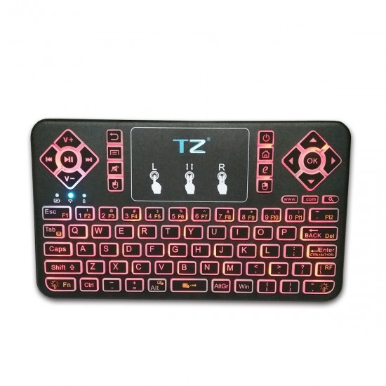 Q9 bluetooth Wireless 3 Colors Backlit Touchpad Air Mouse Mini Keyboard for Android TV Box Phone Q9 bluetooth Wireless 3 Colors Backlit Touchpad Air Mouse Mini Keyboard for Android TV Box Phone