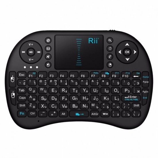 I8 2.4G Wireless Russian Qwerty Mini Keyboard Touchpad Air Mouse