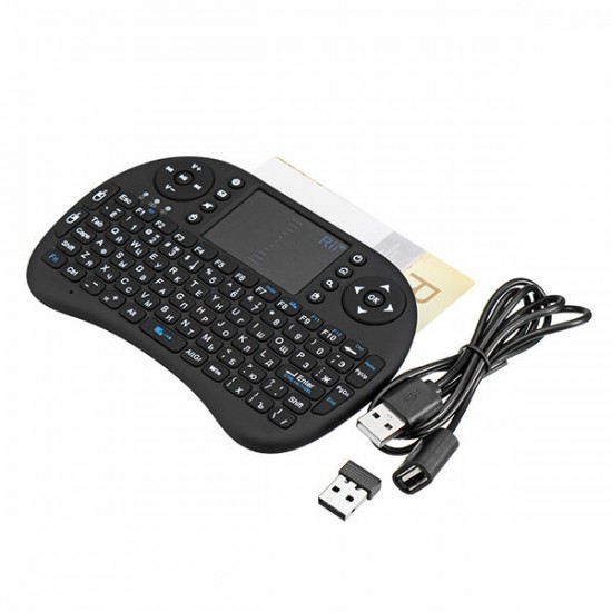 I8 2.4G Wireless Russian Qwerty Mini Keyboard Touchpad Air Mouse I8 2.4G Wireless Russian Qwerty Mini Keyboard Touchpad Air Mouse