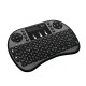 Mini I8 Plus Spanish White Backlit 2.4G Wireless Mini Keyboard Touchpad AirMouse Mini I8 Plus Spanish White Backlit 2.4G Wireless Mini Keyboard Touchpad AirMouse