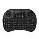 Mini I8 Plus White Backlit Hebrew 2.4G Wirelss Mini Keyboard Touchpad Air Mouse