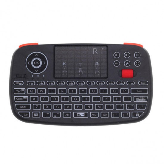 RT726 bluetooth 2.4G Wireless Air Mouse Mini Keyboard Touchpad Airmouse with Scroll Wheel