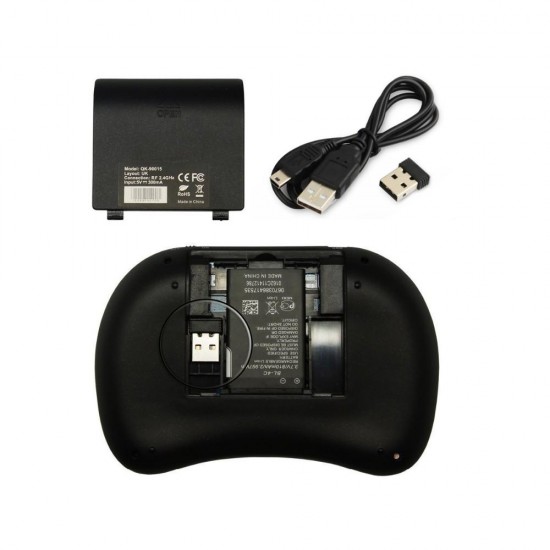 I8 2.4G Wireless Mini Keyboard Touchpad Air Mouse for Android TV Box PC
