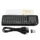 Mini V3/K01 2.4G Wireless Backlit Mini Touchpad Keyboard Airmouse Air Mouse Laser Pointer Presenter for TV Box Mini PC PPT Presentation