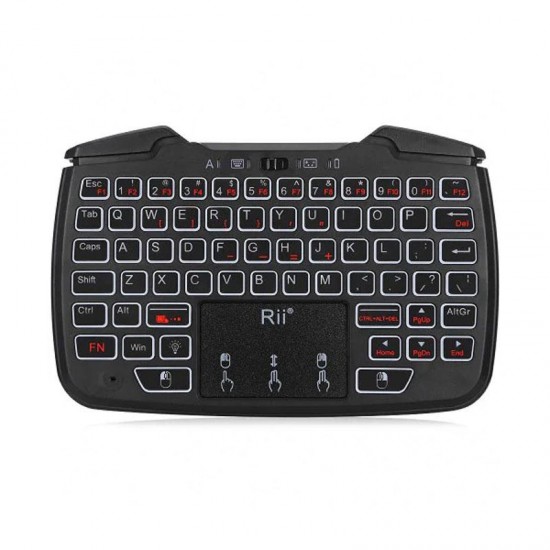 RT707 2 in 1 White Backlit 2.4GHz Wireless Game Controller Gamepad Mini Keyboard Touchpad Air Mouse Airmouse Combo RT707 2 in 1 White Backlit 2.4GHz Wireless Game Controller Gamepad Mini Keyboard Touchpad Air Mouse Airmouse Combo