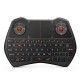 i28 2.4GHz Wireless Backlit Keyboard Touchpad Fly Air Mouse Control With Earphone Jack