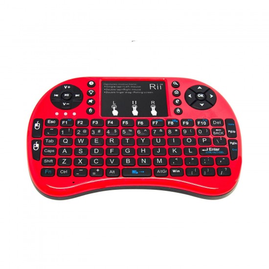 i8+ Red Mini Wireless 2.4G Backlight Touchpad Air Mouse Keyboard for PC Android Smart TV Box i8+ Red Mini Wireless 2.4G Backlight Touchpad Air Mouse Keyboard for PC Android Smart TV Box