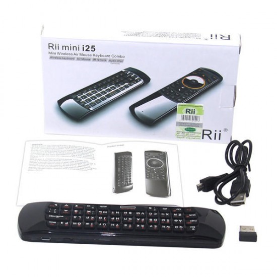 i25 Keyboard 2.4G Mini Wirless Keyboards With Air Fly Mouse For PC HTPC Android TV Box