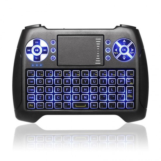 T16 Blue Backlit Wireless 2.4Ghz Mini Keyboard Air Mouse Touchpad T16 Blue Backlit Wireless 2.4Ghz Mini Keyboard Air Mouse Touchpad