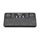 Q9 Air Mouse Spanish Version Wireless Colorful Backlit 2.4GHz Touchpad Mini Keyboard