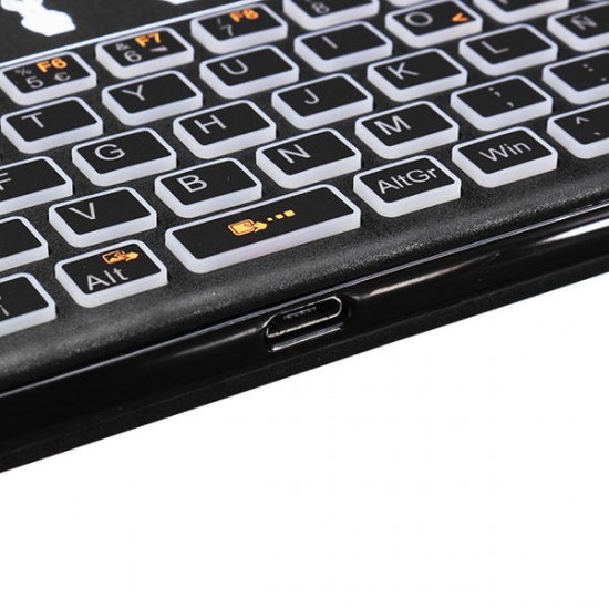 Q9 Air Mouse Spanish Version Wireless Colorful Backlit 2.4GHz Touchpad Mini Keyboard Q9 Air Mouse Spanish Version Wireless Colorful Backlit 2.4GHz Touchpad Mini Keyboard
