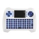 T16 Blue Backlit 2.4G Wireless White Mini Keyboard Touchpad Air Mouse T16 Blue Backlit 2.4G Wireless White Mini Keyboard Touchpad Air Mouse