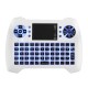 T16 Blue Backlit 2.4G Wireless White Mini Keyboard Touchpad Air Mouse