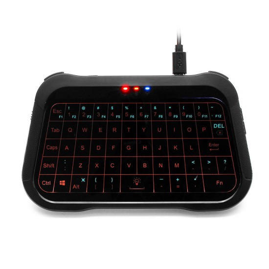 T18 Backlit 2.4G Wireless Full Touchpad Mini Keyboard AirMouse for TV Box Mini PC Smart TV T18 Backlit 2.4G Wireless Full Touchpad Mini Keyboard AirMouse for TV Box Mini PC Smart TV
