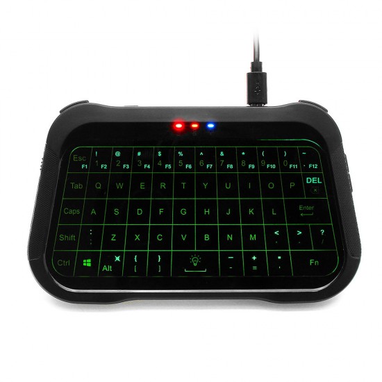 T18 Backlit 2.4G Wireless Full Touchpad Mini Keyboard AirMouse for TV Box Mini PC Smart TV T18 Backlit 2.4G Wireless Full Touchpad Mini Keyboard AirMouse for TV Box Mini PC Smart TV