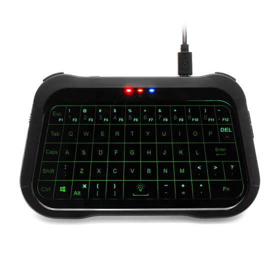 T18 Backlit 2.4G Wireless Full Touchpad Mini Keyboard AirMouse for TV Box Mini PC Smart TV