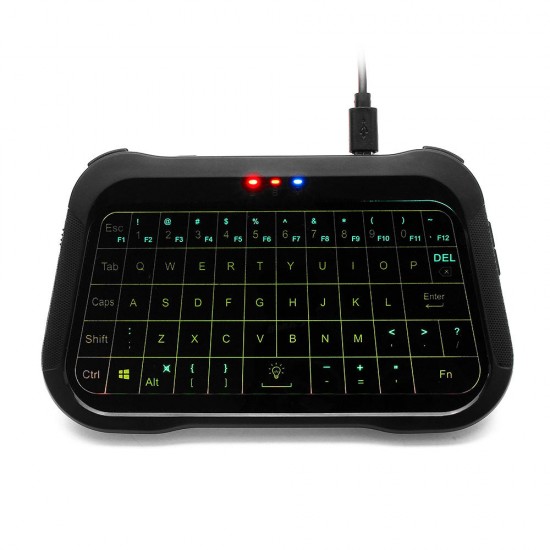 T18 Backlit 2.4G Wireless Full Touchpad Mini Keyboard AirMouse for TV Box Mini PC Smart TV