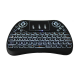 T2 Colorful Backlit 2.4G Touchpad Air Mouse Mini Wireless Keyboard for Android TV Box Laptop