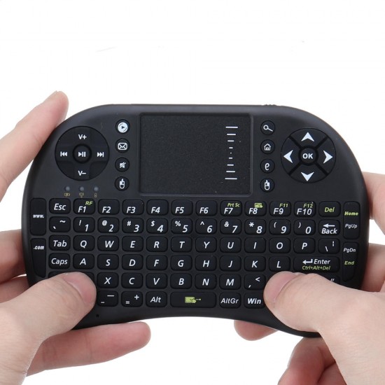 UKB-500-RF 2.4G Wireless English Mini Keyboard Touchpad Air Mouse Airmouse for TV Box Mini PC