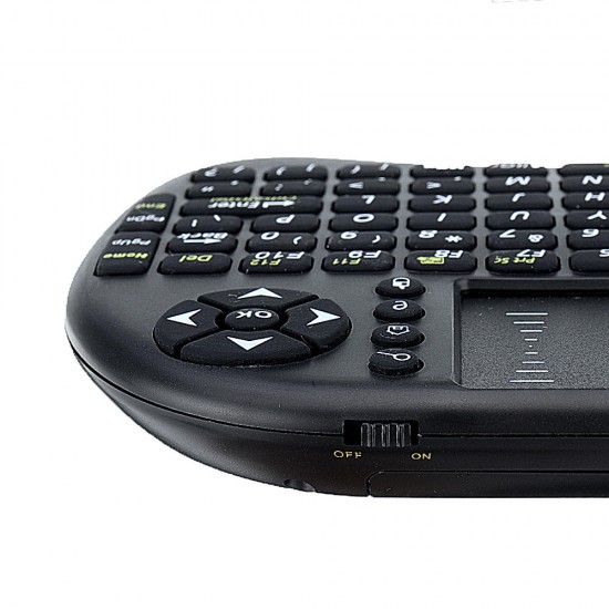 UKB-500-RF 2.4G Wireless English Mini Keyboard Touchpad Air Mouse Airmouse for TV Box Mini PC UKB-500-RF 2.4G Wireless English Mini Keyboard Touchpad Air Mouse Airmouse for TV Box Mini PC