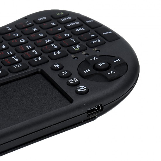 UKB-500-RF 2.4G Wireless German English Layout Mini Keyboard Touchpad Air Mouse Airmouse for TV Box Mini PC