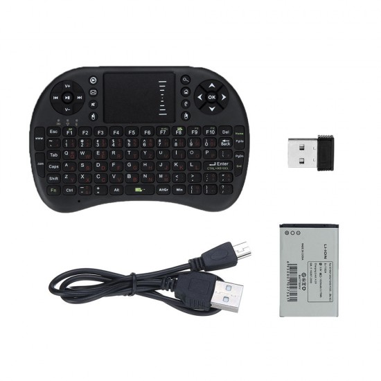 UKB-500-RF 2.4G Wireless German English Layout Mini Keyboard Touchpad Air Mouse Airmouse for TV Box Mini PC UKB-500-RF 2.4G Wireless German English Layout Mini Keyboard Touchpad Air Mouse Airmouse for TV Box Mini PC