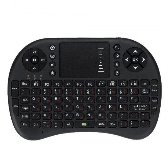 UKB-500-RF 2.4G Wireless German English Layout Mini Keyboard Touchpad Air Mouse Airmouse for TV Box Mini PC UKB-500-RF 2.4G Wireless German English Layout Mini Keyboard Touchpad Air Mouse Airmouse for TV Box Mini PC