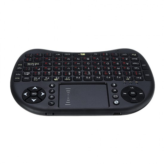 UKB-500-RF 2.4G Wireless Russian Version Mini Keyboard Touchpad Airmouse for TV Box Smart TV PC