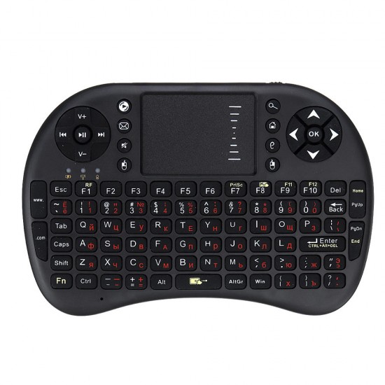 UKB-500-RF 2.4G Wireless Russian Version Mini Keyboard Touchpad Airmouse for TV Box Smart TV PC UKB-500-RF 2.4G Wireless Russian Version Mini Keyboard Touchpad Airmouse for TV Box Smart TV PC
