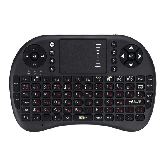 UKB-500-RF 2.4G Wireless Russian Version Mini Keyboard Touchpad Airmouse for TV Box Smart TV PC