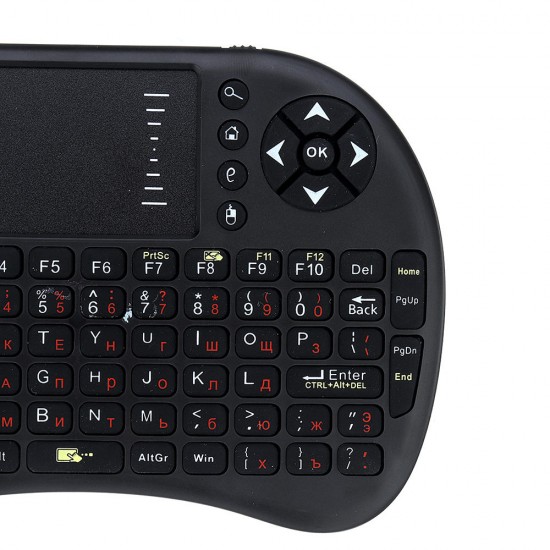 UKB-500-RF 2.4G Wireless Russian Version Mini Keyboard Touchpad Airmouse for TV Box Smart TV PC UKB-500-RF 2.4G Wireless Russian Version Mini Keyboard Touchpad Airmouse for TV Box Smart TV PC