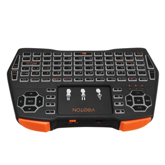 I8 Plus White Backlit Spanish Version 2.4G Wireless Mini Keyboard Touchpad AirMouse I8 Plus White Backlit Spanish Version 2.4G Wireless Mini Keyboard Touchpad AirMouse