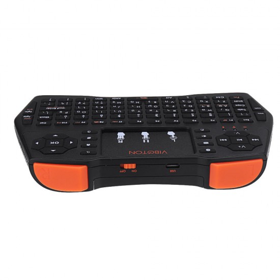 I8 Plus 2.4G Wireless Hebrew Mini Keyboard Touchpad Airmouse for TV Box Smart TV PC
