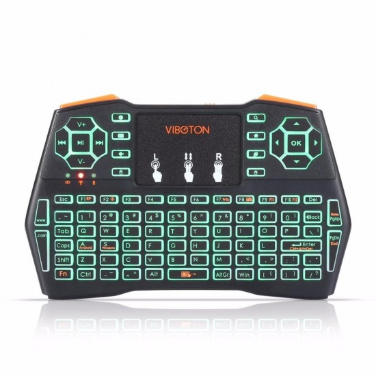 I8 Plus 2.4G Wireless Three Color Backlit English Mini Keyboard Touchpad Airmouse for TV Box Smart TV PC I8 Plus 2.4G Wireless Three Color Backlit English Mini Keyboard Touchpad Airmouse for TV Box Smart TV PC