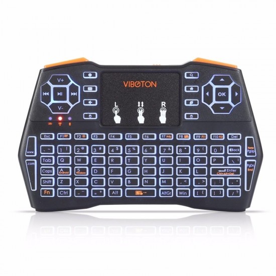 I8 Plus 2.4G Wireless Three Color Backlit English Mini Keyboard Touchpad Airmouse for TV Box Smart TV PC I8 Plus 2.4G Wireless Three Color Backlit English Mini Keyboard Touchpad Airmouse for TV Box Smart TV PC