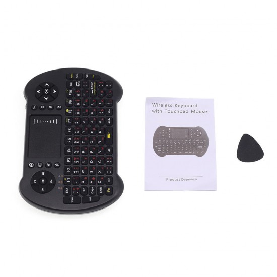 S501 2.4G Wireless Russian Mini Keyboard Touchpad Airmouse for TV Box PC Smart TV