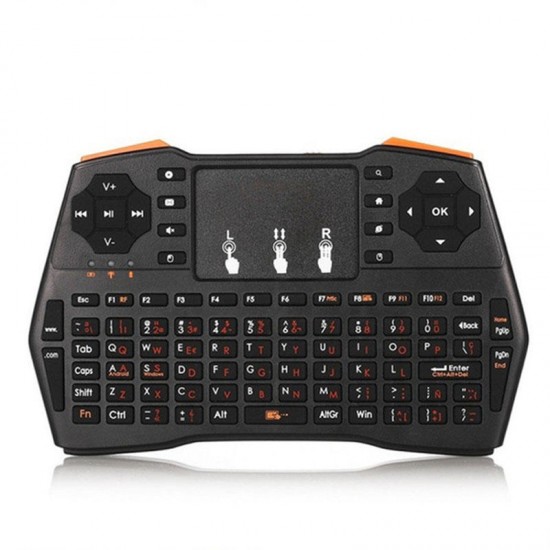 i8 Plus Spanish 2.4G Wireless Mini Touchpad Keyboard Air Mouse Airmouse for TV Box Mini PC i8 Plus Spanish 2.4G Wireless Mini Touchpad Keyboard Air Mouse Airmouse for TV Box Mini PC