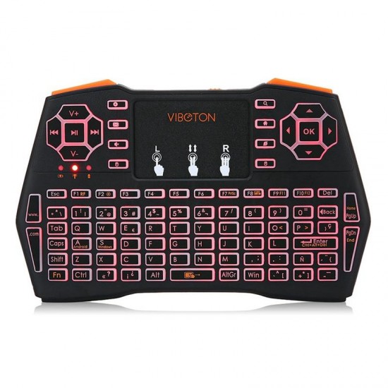 i8 Plus Tri-color Backlit Spanish 2.4G Wireless Mini TouchpadKeyboard Air Mouse Airmouse for TV Box Mini PC Smart TV i8 Plus Tri-color Backlit Spanish 2.4G Wireless Mini TouchpadKeyboard Air Mouse Airmouse for TV Box Mini PC Smart TV