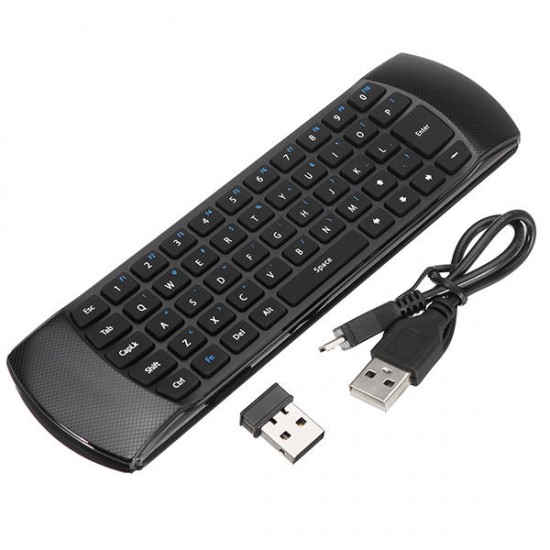 X6 2.4G Wireless Mini Dual Keyboard Air Mouse Learning Remote