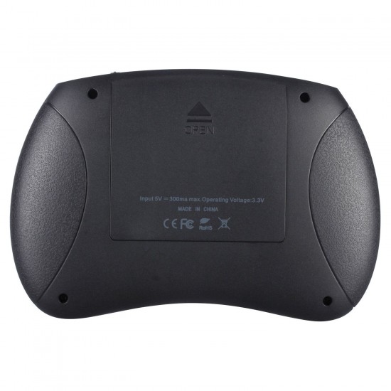 KP-810-21BTL Wireless bluetooth Backlit Multi-language Black Mini Keyboard Air Mouse for TV Box PC Smartphone
