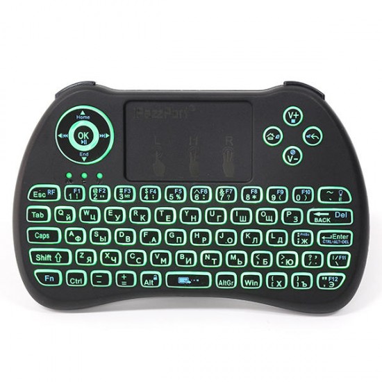 KP-810-21Q 2.4G Wireless Russian Three Color Backlit Mini Keyboard Touchpad Air Mouse KP-810-21Q 2.4G Wireless Russian Three Color Backlit Mini Keyboard Touchpad Air Mouse