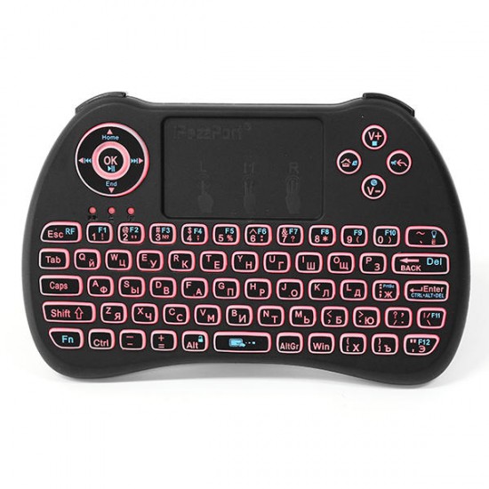 KP-810-21Q 2.4G Wireless Russian Three Color Backlit Mini Keyboard Touchpad Air Mouse KP-810-21Q 2.4G Wireless Russian Three Color Backlit Mini Keyboard Touchpad Air Mouse