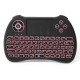 KP-810-21Q 2.4G Wireless Russian Three Color Backlit Mini Keyboard Touchpad Air Mouse