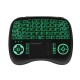 KP-810-21T-RGB German Three Color Backlit Mini Keyboard Touchpad Airmouse