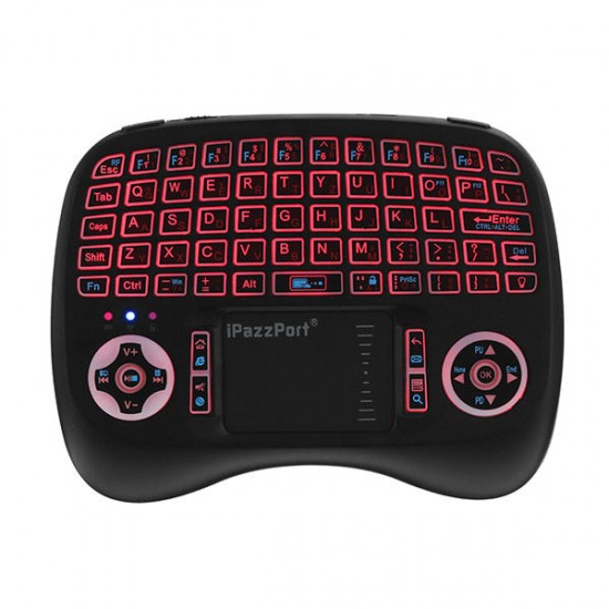 KP-810-21T-RGB German Three Color Backlit Mini Keyboard Touchpad Airmouse KP-810-21T-RGB German Three Color Backlit Mini Keyboard Touchpad Airmouse