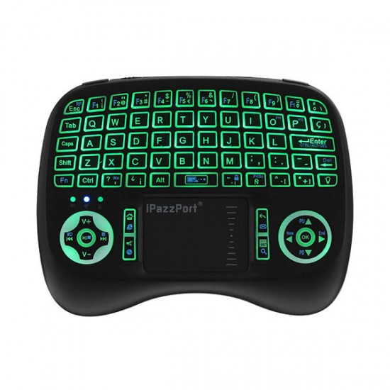 KP-810-21T-RGB Spainish Three Color Backlit Mini Keyboard Touchpad Airmouse KP-810-21T-RGB Spainish Three Color Backlit Mini Keyboard Touchpad Airmouse