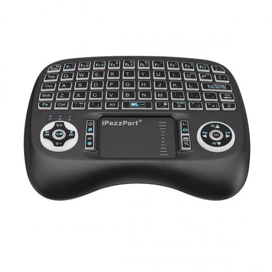 KP-810-21T-RGB Spainish Three Color Backlit Mini Keyboard Touchpad Airmouse